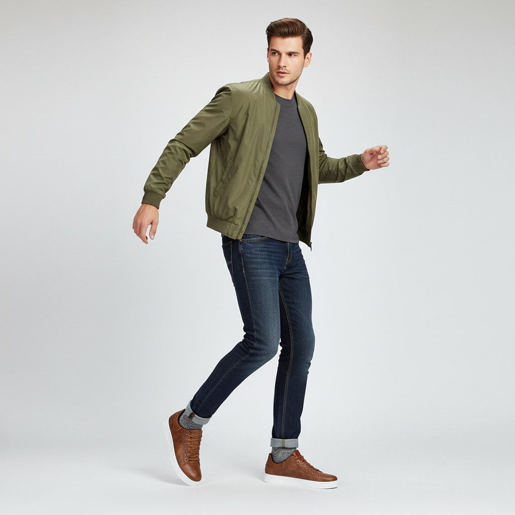 Men's Lace-Up Low-Top Sneakers | Casual Men's Trainers