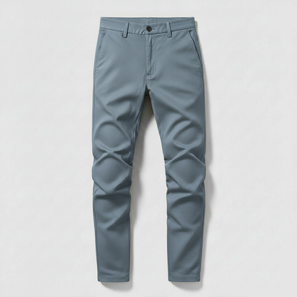 Saul | Men's Slim Fit Black Work Trousers