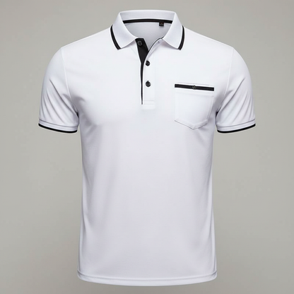Elegant Men's Polo Shirt | Classic Fit Casual Wear