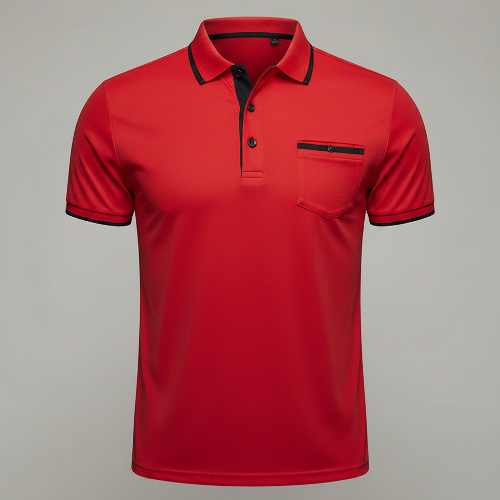 Elegant Men's Polo Shirt | Classic Fit Casual Wear