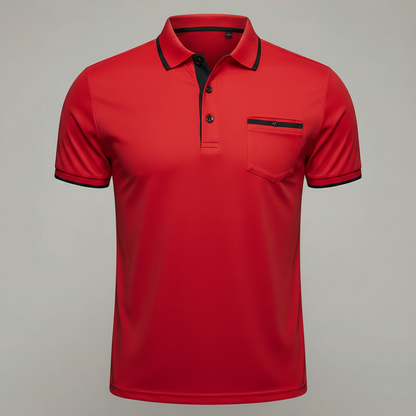 Elegant Men's Polo Shirt | Classic Fit Casual Wear
