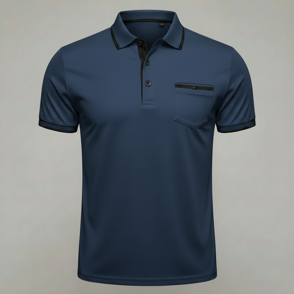 Elegant Men's Polo Shirt | Classic Fit Casual Wear