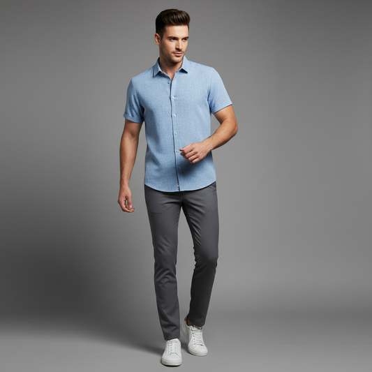 Men's Casual Summer Shirt | Stylish Loose Fit Blouse