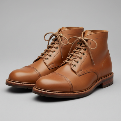 Men's Lace-Up Ankle Boots | Durable Short Boots for Work