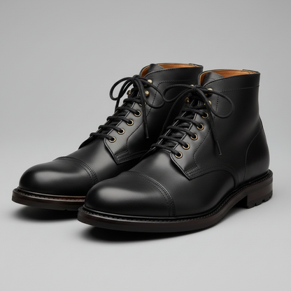 Men's Lace-Up Ankle Boots | Durable Short Boots for Work