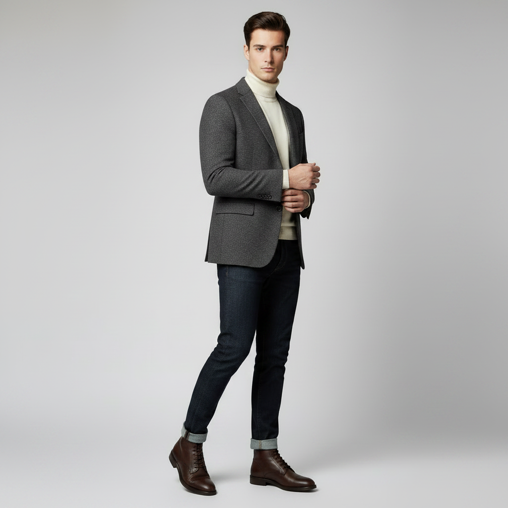 Men's Lace-Up Ankle Boots | Durable Short Boots for Work