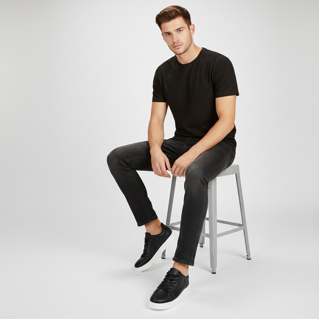 Men's Lace-Up Low-Top Sneakers | Casual Men's Trainers