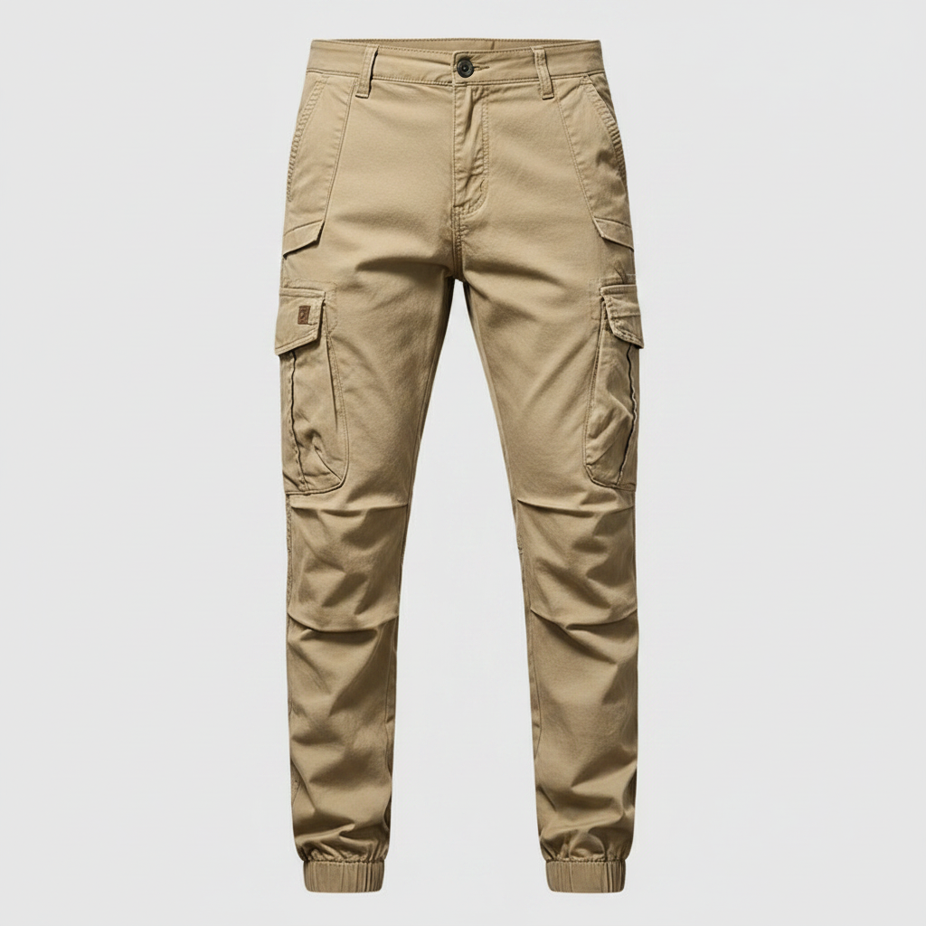 Men's Tactical Cargo Pants | Multi-Pocket Black Cargo Trousers