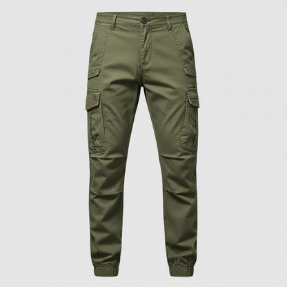 Men's Tactical Cargo Pants | Multi-Pocket Black Cargo Trousers