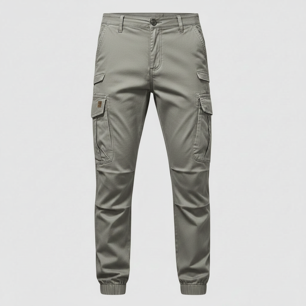 Men's Tactical Cargo Pants | Multi-Pocket Black Cargo Trousers