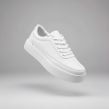 Men's White Platform Sneakers | Casual Footwear