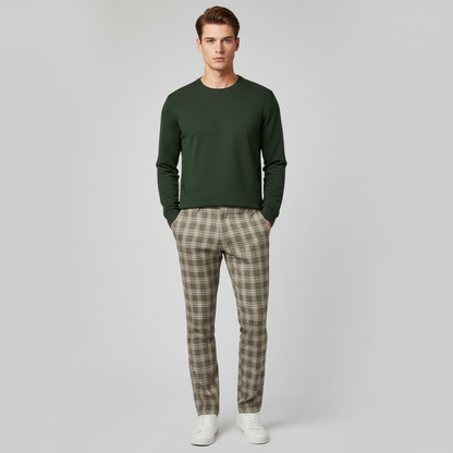 Sasha Checked Chino Pants | Men's Pants