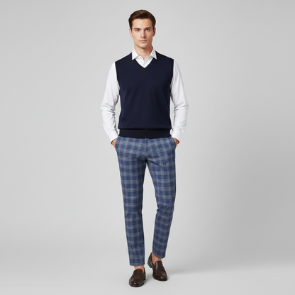 Sasha Checked Chino Pants | Men's Pants