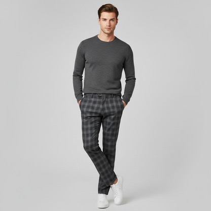 Sasha Checked Chino Pants | Men's Pants