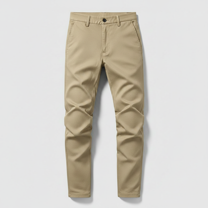 Saul | Men's Slim Fit Black Work Trousers