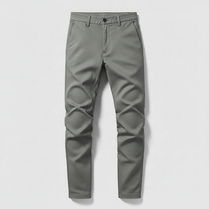 Saul | Men's Slim Fit Black Work Trousers